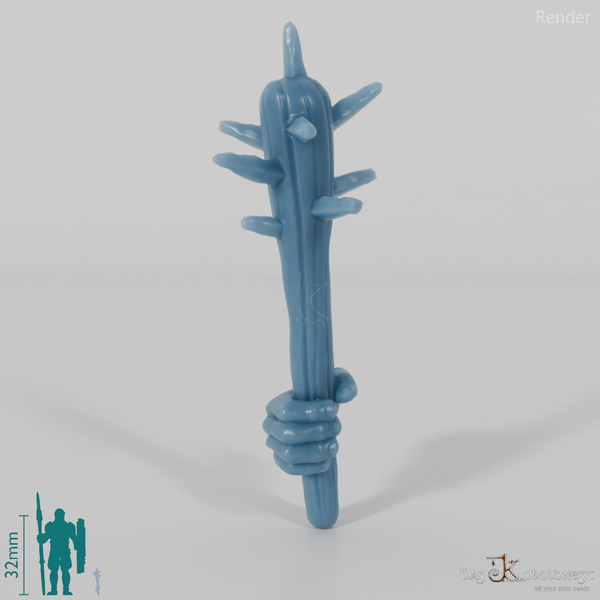 Halbling-Keule mit Hand