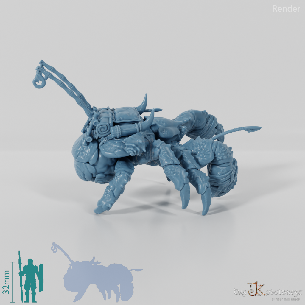 Scissorlock, Gesattelte Riesenkrabbe