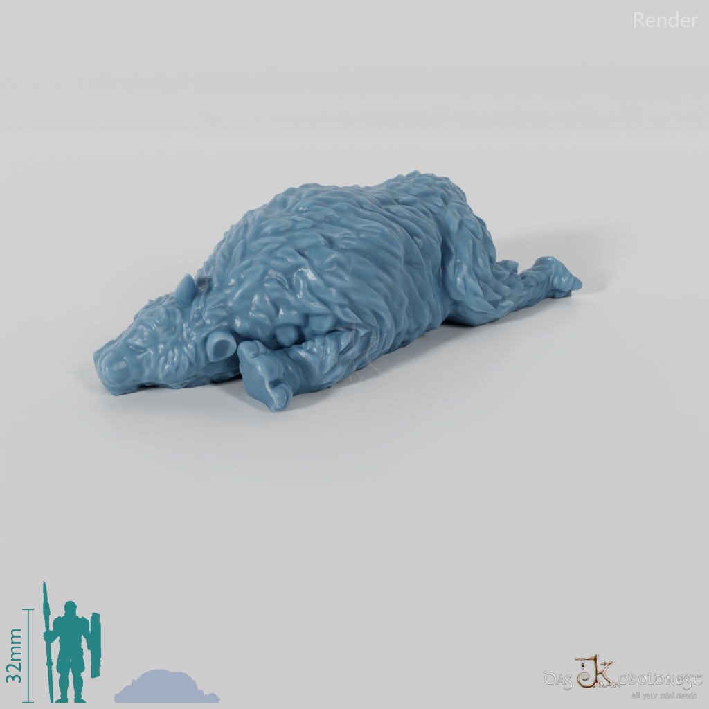 Coelodonta - Totes Wollnashornkalb