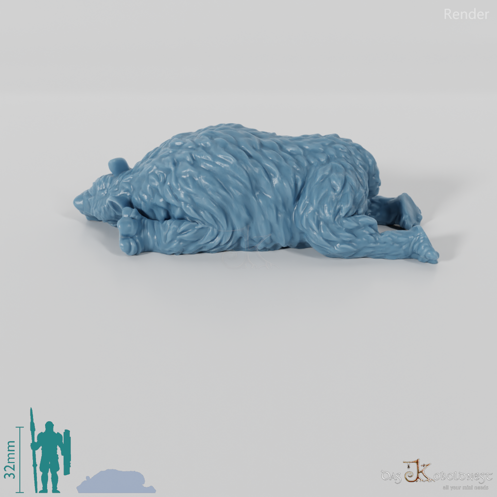 Coelodonta - Totes Wollnashornkalb