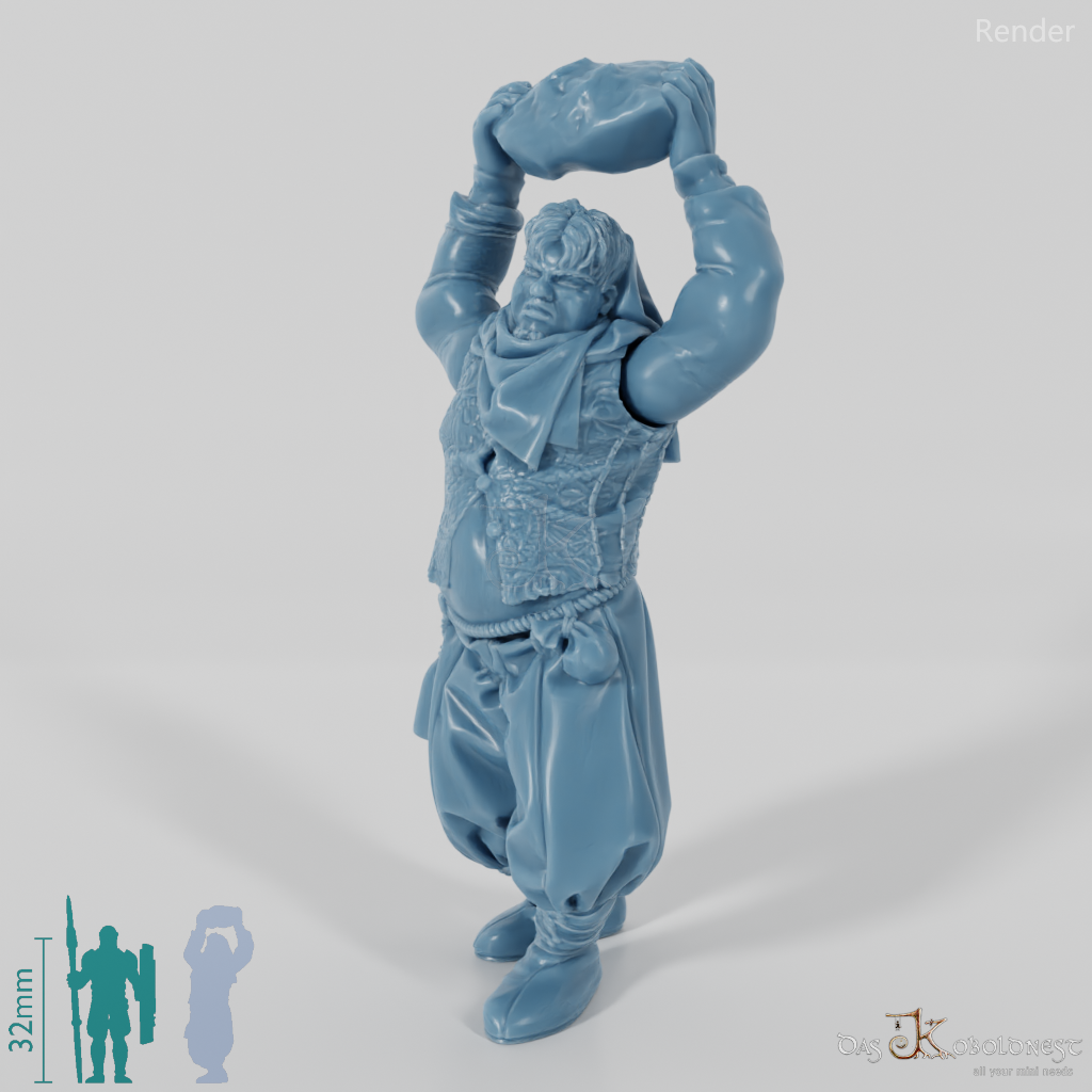 Banditen - Deserteur 03 mit Felsbrocken