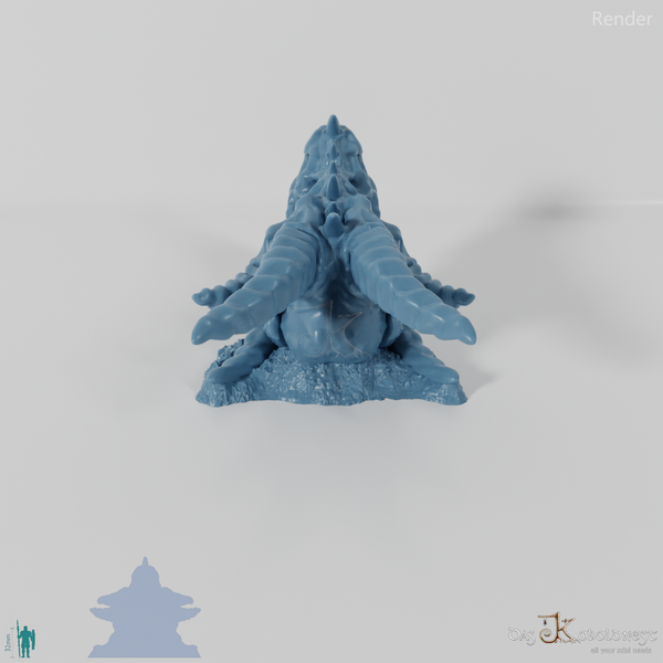 Drachenskelett - Schädel B