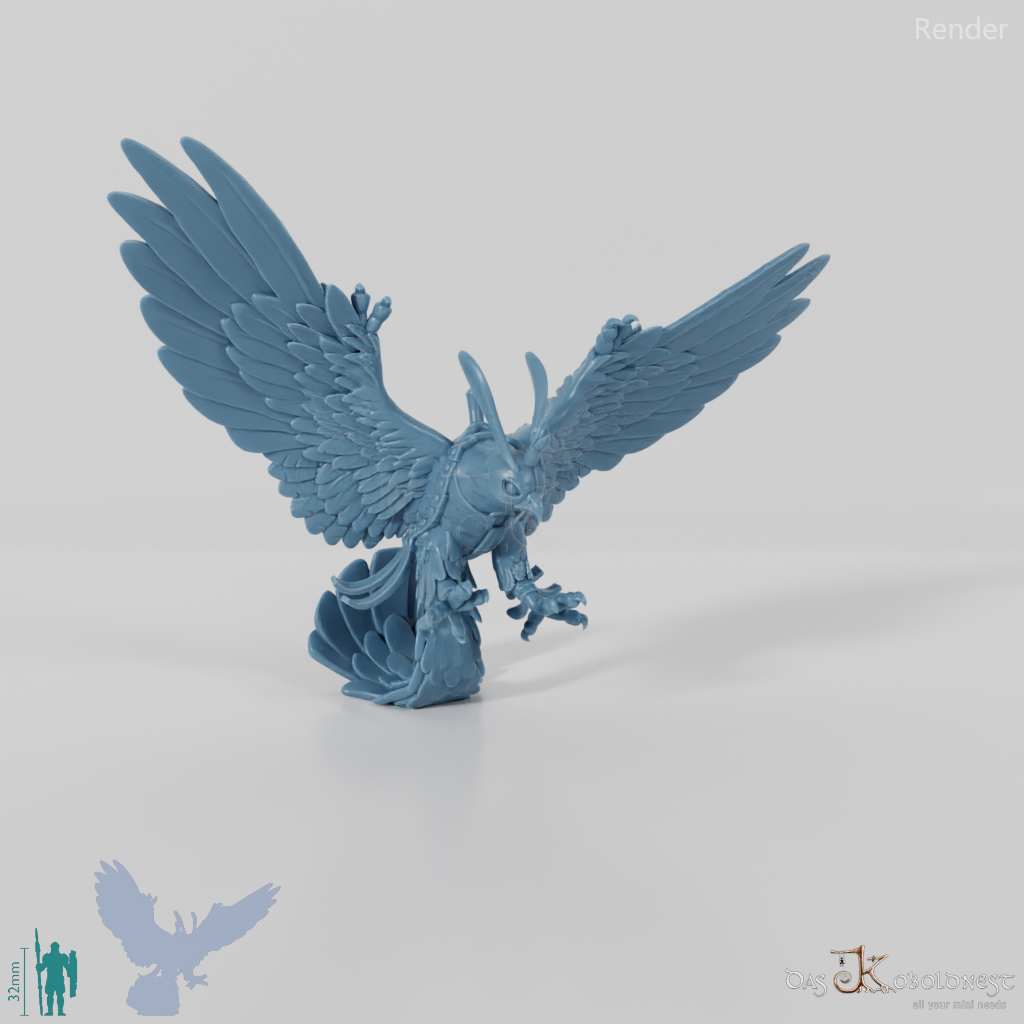 Raubvogel - Macha, Gesattelter Riesenfalke