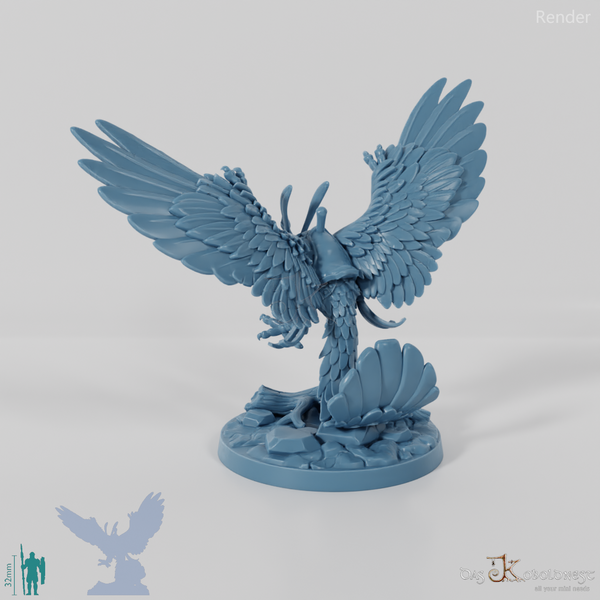 Raubvogel - Macha, Gesattelter Riesenfalke