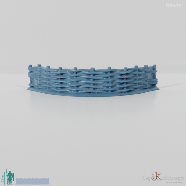 Zaun - Weidenzaun 02