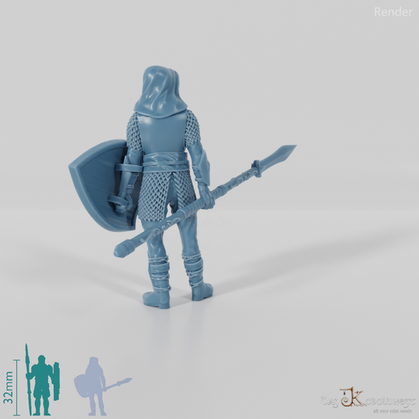 Lichtwald-Kämpfer mit Speer