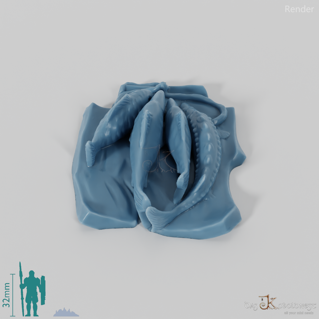 Fleisch - Zusammengebundene Fische