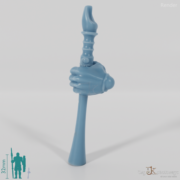 Elfen-Flöte mit Hand