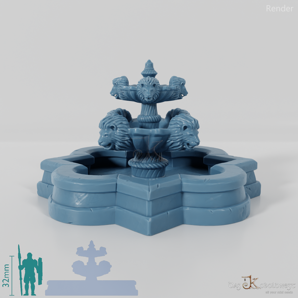 Zierbrunnen - Der Löwenbrunnen (Ruhig)