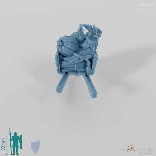 Schubkarre - Einrädriger Gemüsekarren