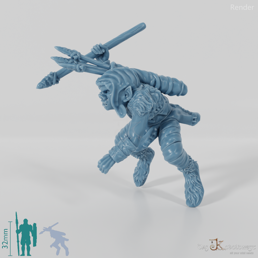 Goblin-Wargreiter mit Speer