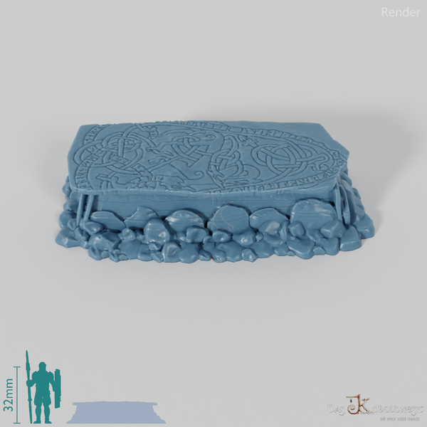 Runenbeschriebenes Grab 01