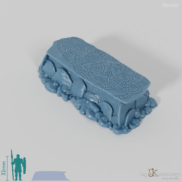 Runenbeschriebenes Grab 01