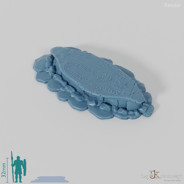 Runenbeschriebenes Grab 02