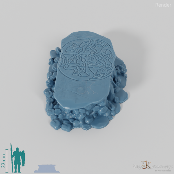 Runenbeschriebenes Grab 03