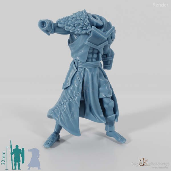 Modularer Halbork-Schamane