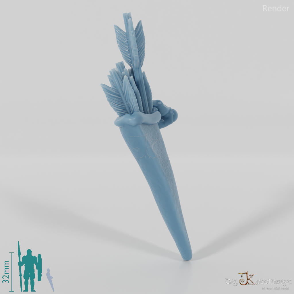Ork-Köcher mit Hand