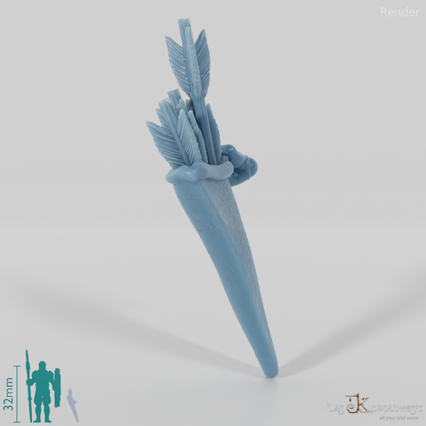 Ork-Köcher mit Hand