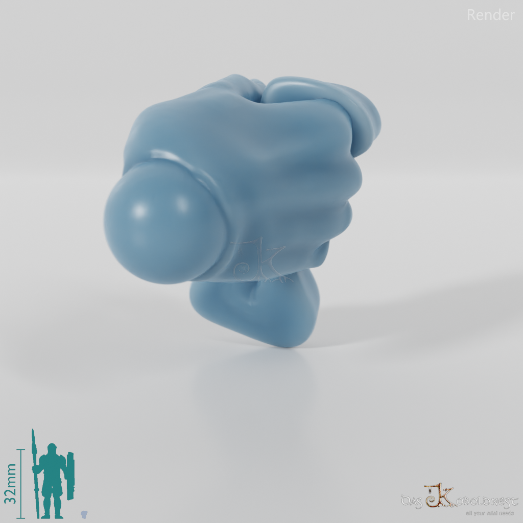 Menschen-Hand mit Zügeln (Gonthan)