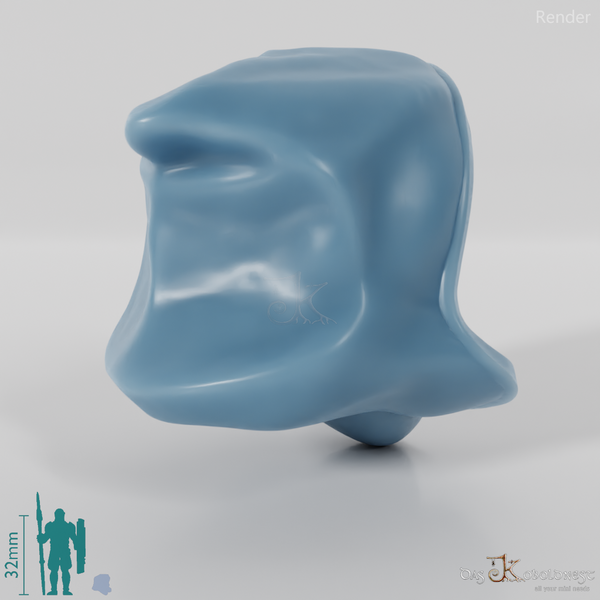 Zwergenkopf - Weiblich mit Kapuze