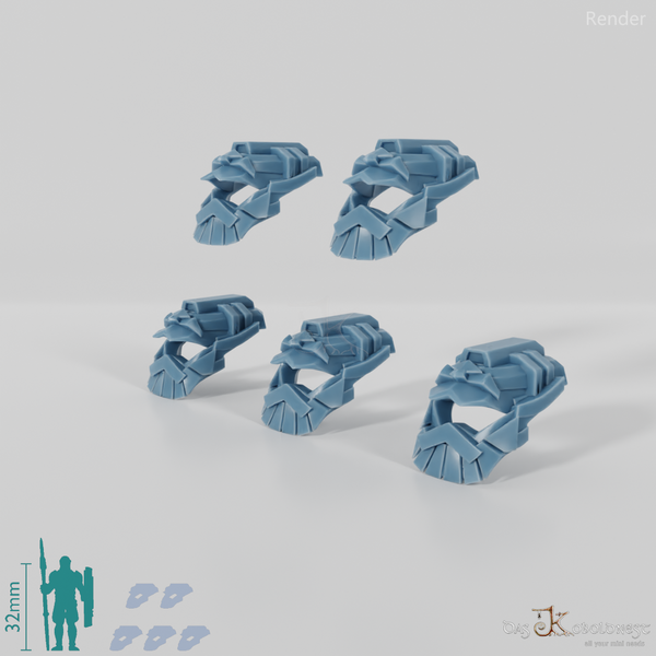 Khazaroth Empire - Iron Mole Upgradepack Helme 02