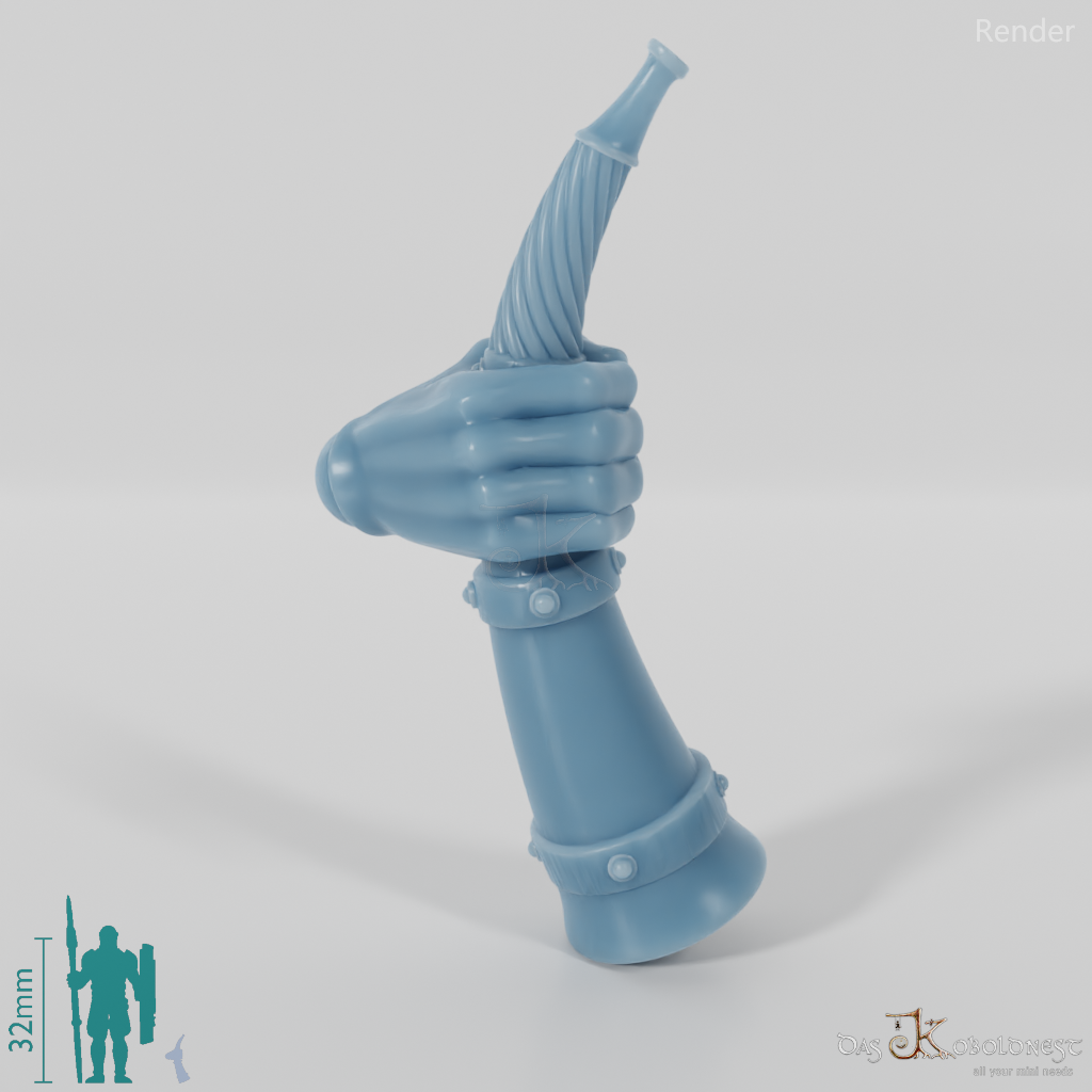 Menschen-Horn mit Hand (Gonthan)