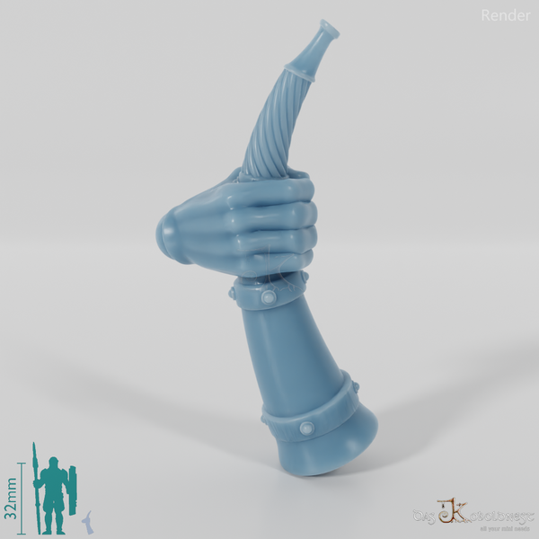 Menschen-Horn mit Hand (Gonthan)