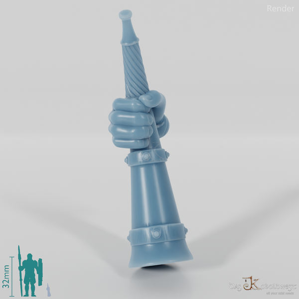 Menschen-Horn mit Hand (Gonthan)