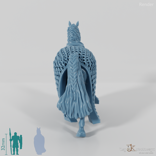 Pferd der Pferdeherren - Kettenpanzer im Trab