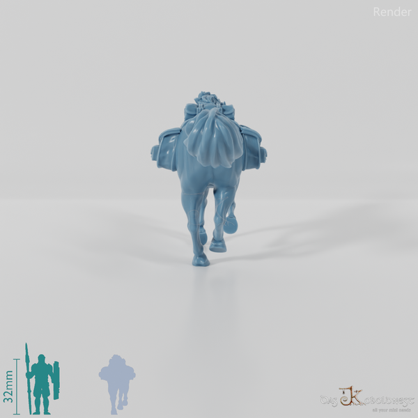 Pferd der Waldläufer - Galoppierend