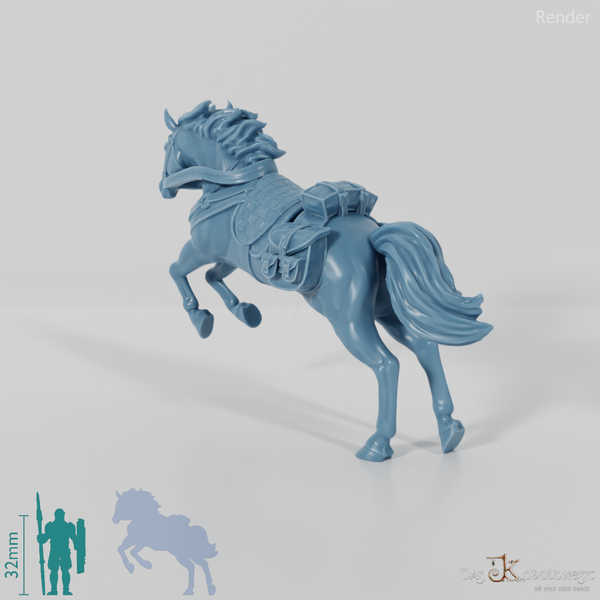 Pferd der Waldläufer - Springend