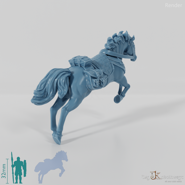 Pferd der Waldläufer - Springend