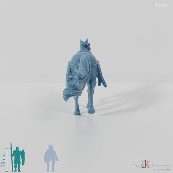 Pferd der Pferdeherren - Leicht gesattelt und im Galopp