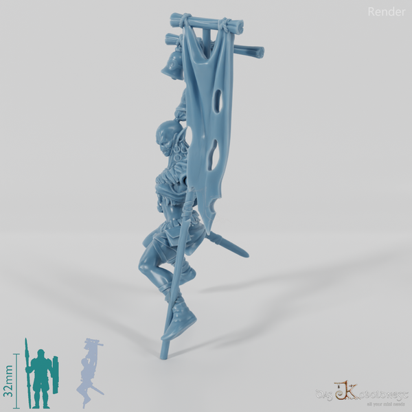 Die Sichtlosen - Keir, die Kriegerin in Reitpose