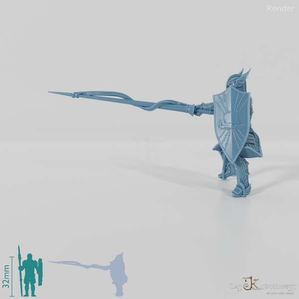 Schwingenritter der Lehnsgüter B 02 - Reitpose