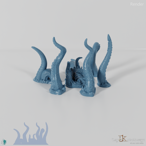 Auftauchender Riesenkrake