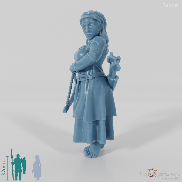 Nordische Dorfbewohnerin, bewaffnet (Bogen 1)