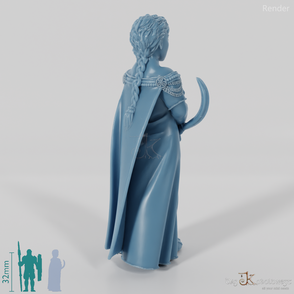 Nordische Kräuterkundige, bewaffnet