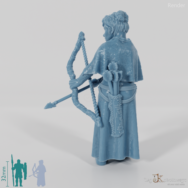 Nordische Dorfbewohnerin, bewaffnet (Bogen 2)