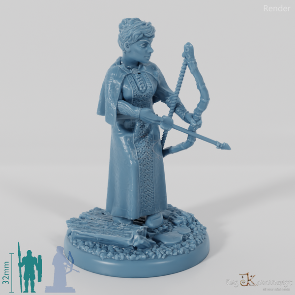 Nordische Dorfbewohnerin, bewaffnet (Bogen 2)