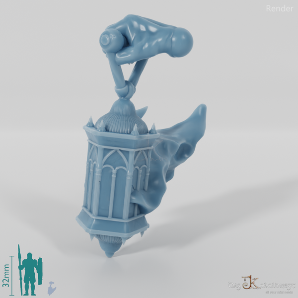 Geister-Laterne mit Hand