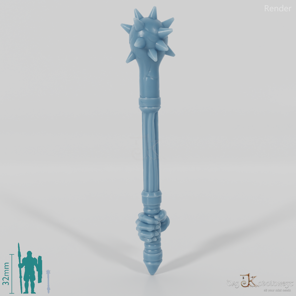 Geister-Streitkolben B mit Hand