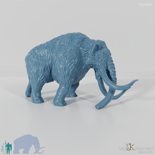 Mammut - Angreifendes Mammut