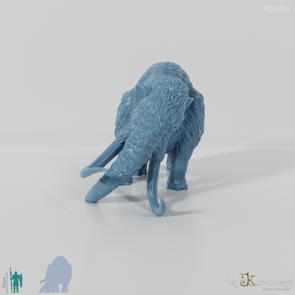 Mammut - Angreifendes Mammut