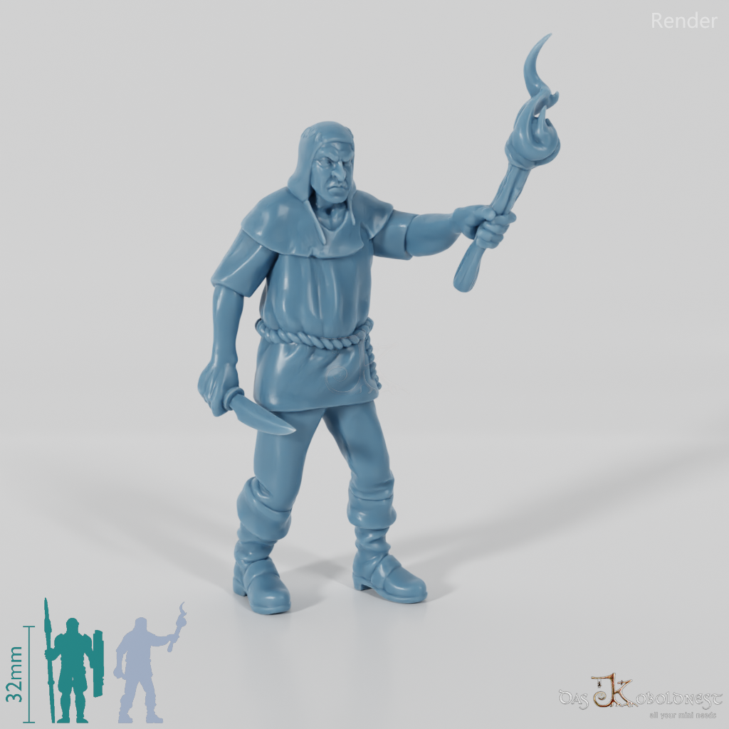 Theobald, Aufgebrachter Dorfbewohner 02