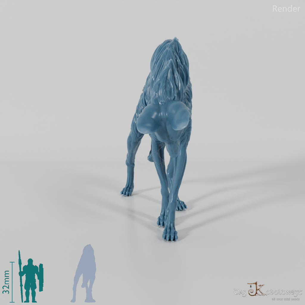 Wildhund - Mähnenwolf 01