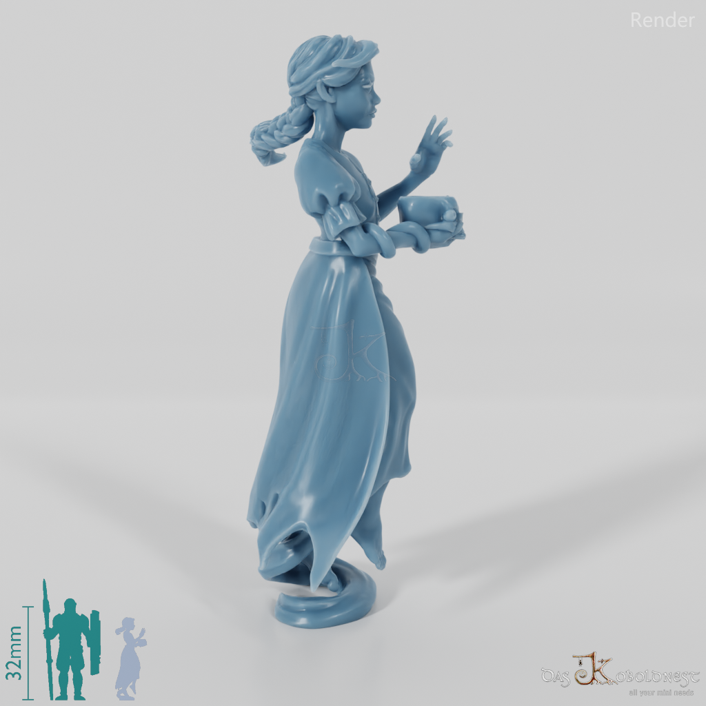 Mildred, Junge Magierin