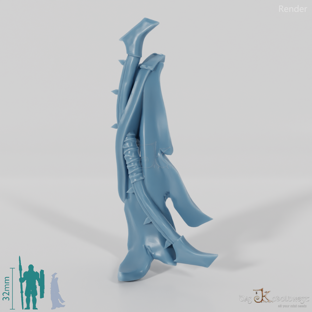 Halbork-Umhang mit Bogen