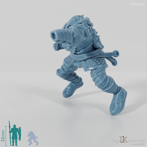 Modularer Ork-Wargreiter B (Beritten)