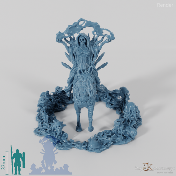 Reitende Nekromantin